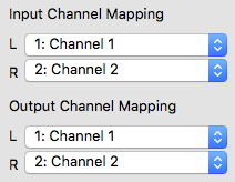 Channel mapping